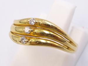 K18 ダイヤ リング 2.1g